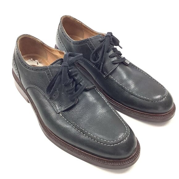 Johnston & Murphy Men\'s 10 M Black Peeble Leather Oxford Lace Up Shoes main image 8